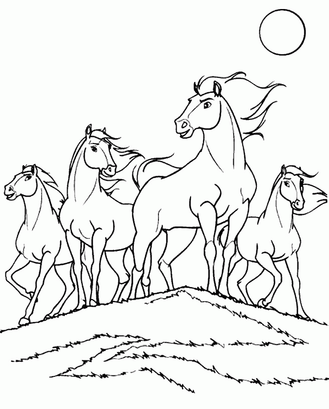 Spirit coloring pages