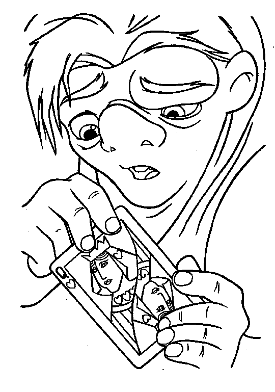 The hunchback of the notre dame coloring pages