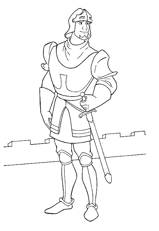 The hunchback of the notre dame coloring pages