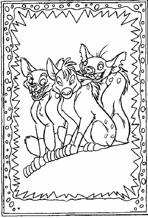 The lion king coloring pages