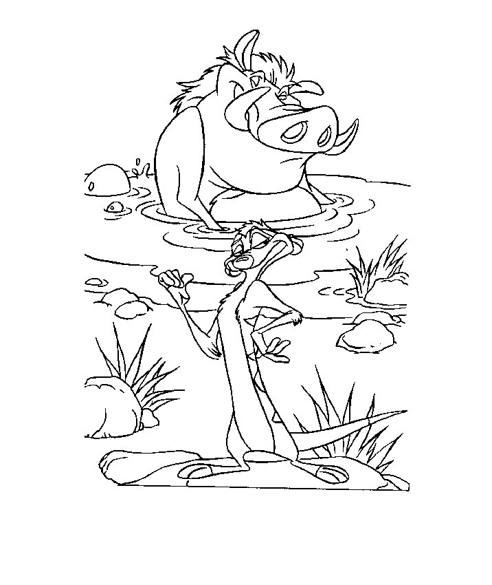 The lion king coloring pages