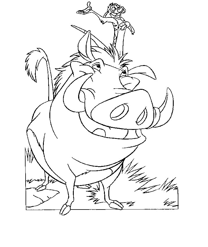 The lion king coloring pages