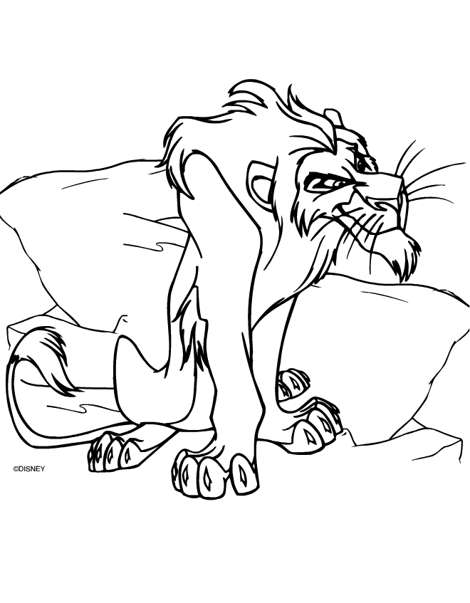 The lion king coloring pages