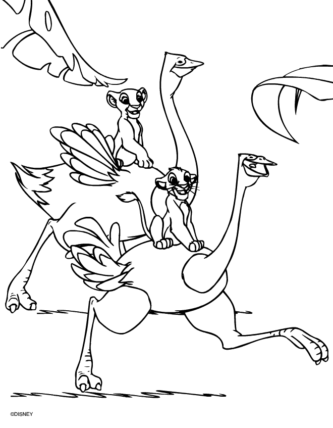 The lion king coloring pages