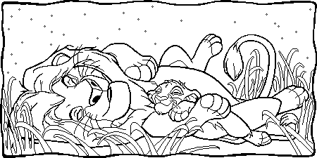 The lion king coloring pages