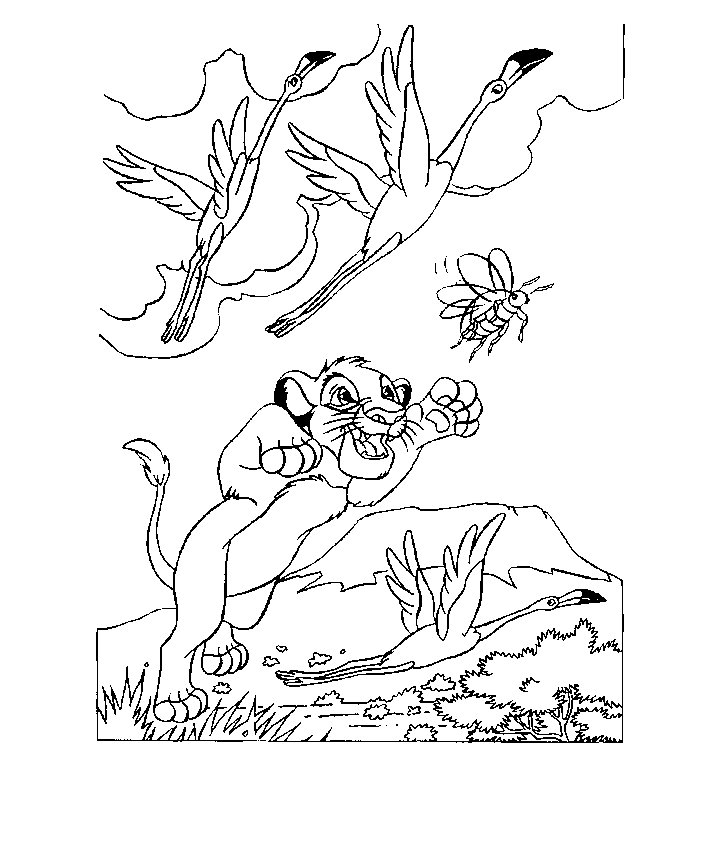 The lion king coloring pages