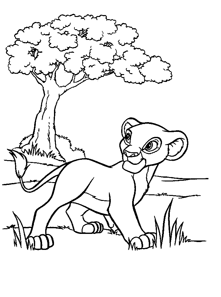 The lion king coloring pages