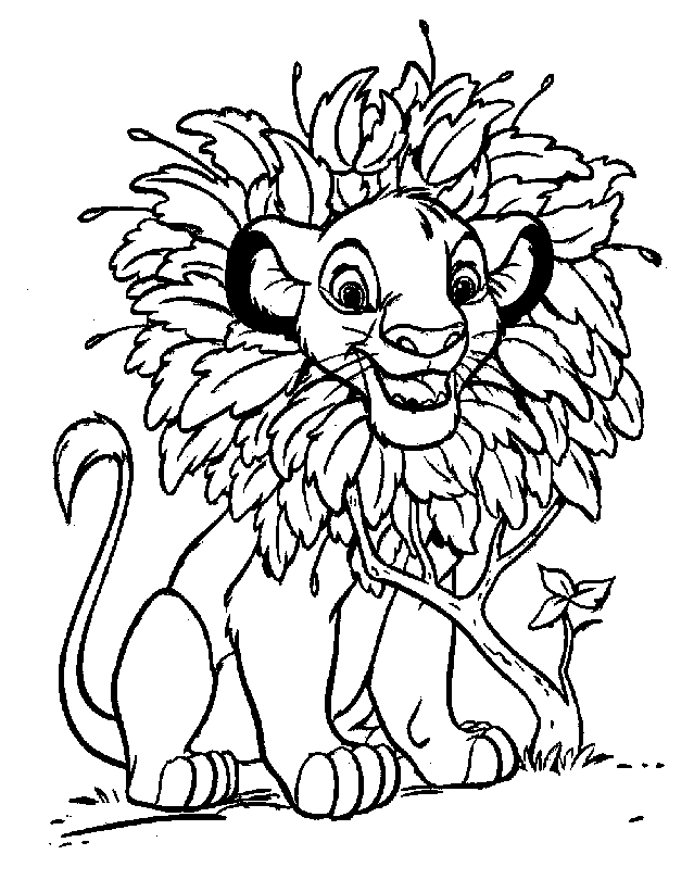 Coloring Page Disney Coloring Page The Lion King | PicGifs.com