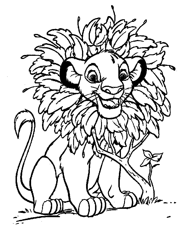 The lion king coloring pages