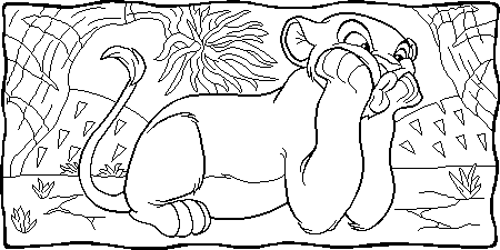 The lion king coloring pages