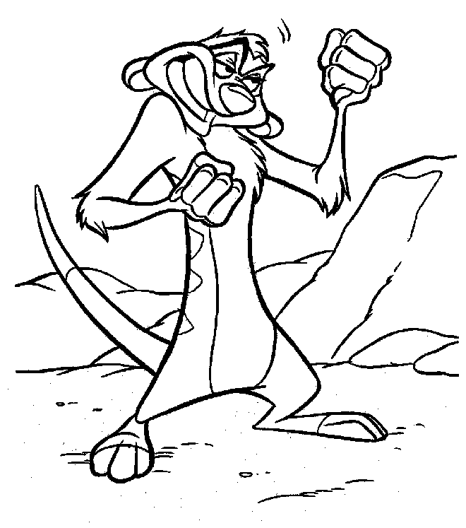 The lion king coloring pages