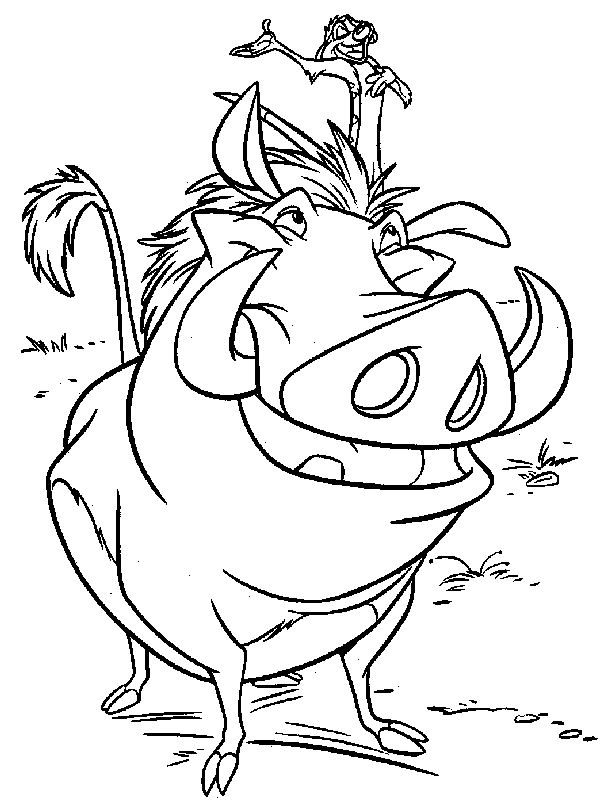 The lion king coloring pages