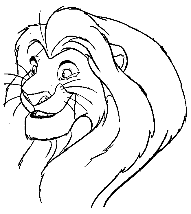 The lion king coloring pages