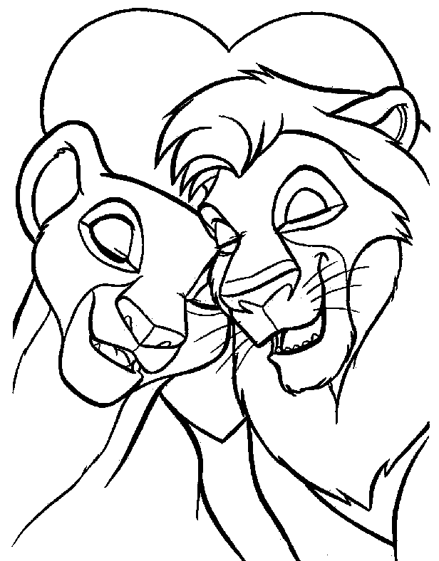 The lion king coloring pages