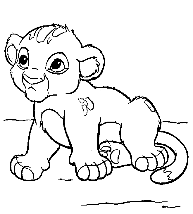 The lion king coloring pages