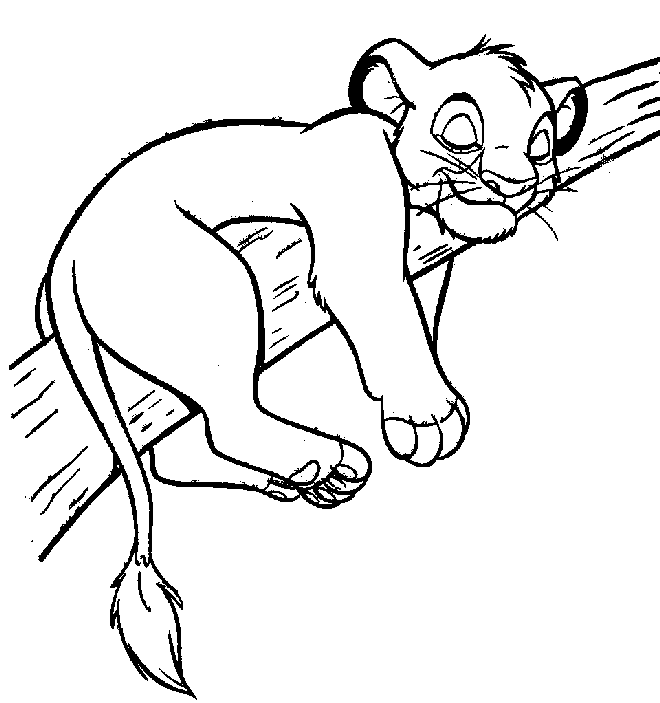 The lion king coloring pages