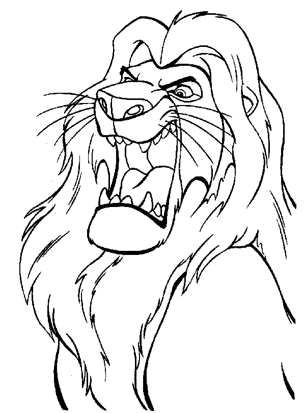 The lion king coloring pages