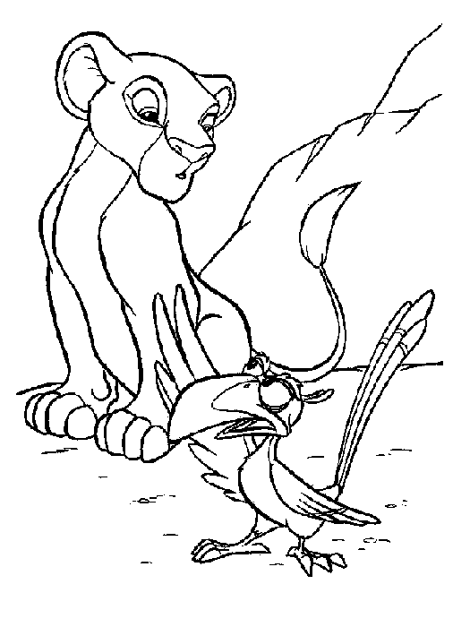 The lion king coloring pages