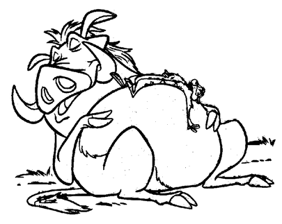 The lion king coloring pages