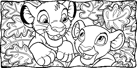 The lion king coloring pages