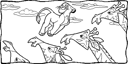 The lion king coloring pages