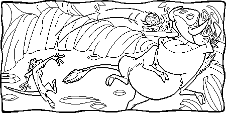 The lion king coloring pages