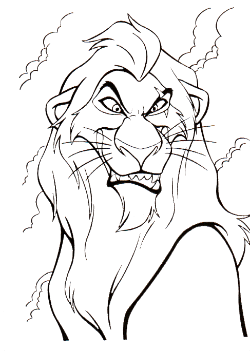 The lion king coloring pages