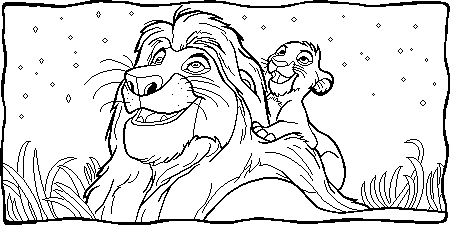 The lion king coloring pages