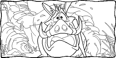 The lion king coloring pages