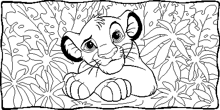 The lion king coloring pages