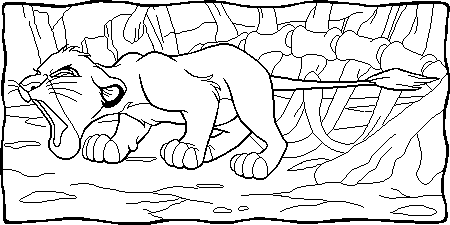 The lion king coloring pages