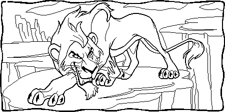 The lion king coloring pages