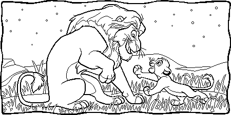 The lion king coloring pages