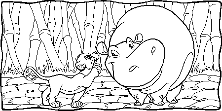 The lion king coloring pages