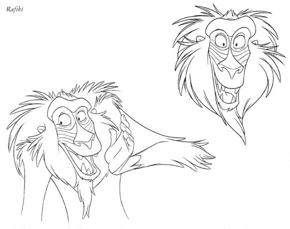 The lion king coloring pages