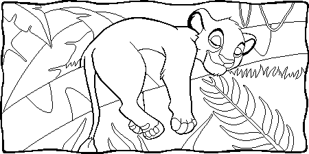 The lion king coloring pages