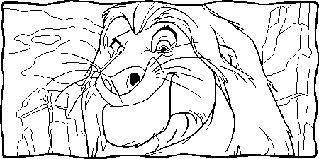 The lion king coloring pages