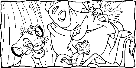 The lion king coloring pages