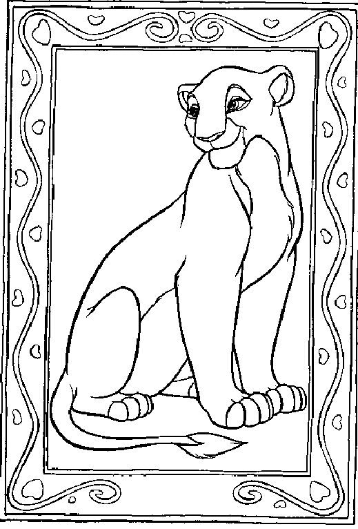 The lion king coloring pages