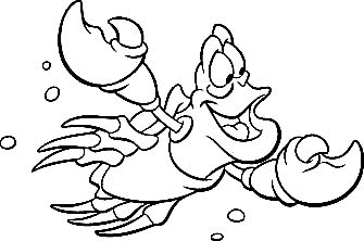 The little mermaid coloring pages