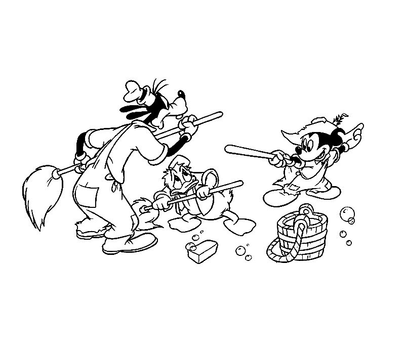 The three musketeers coloring pages