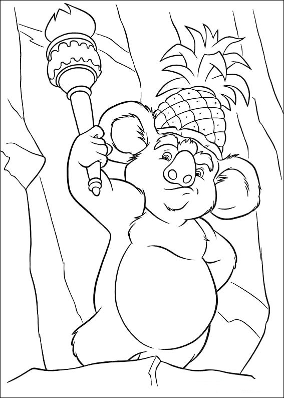 The wild coloring pages