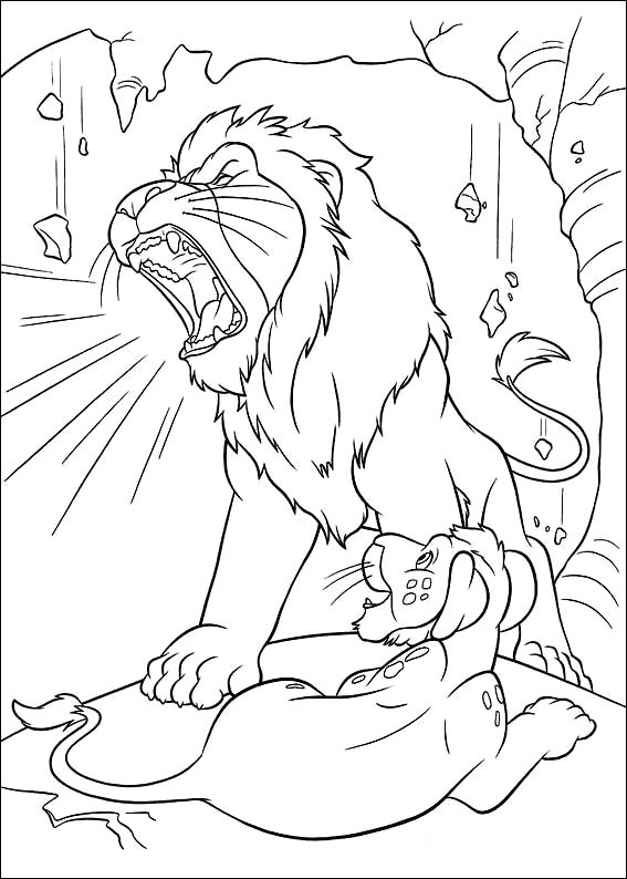 The wild coloring pages