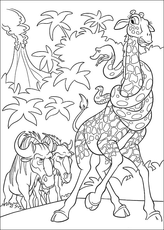 The wild coloring pages