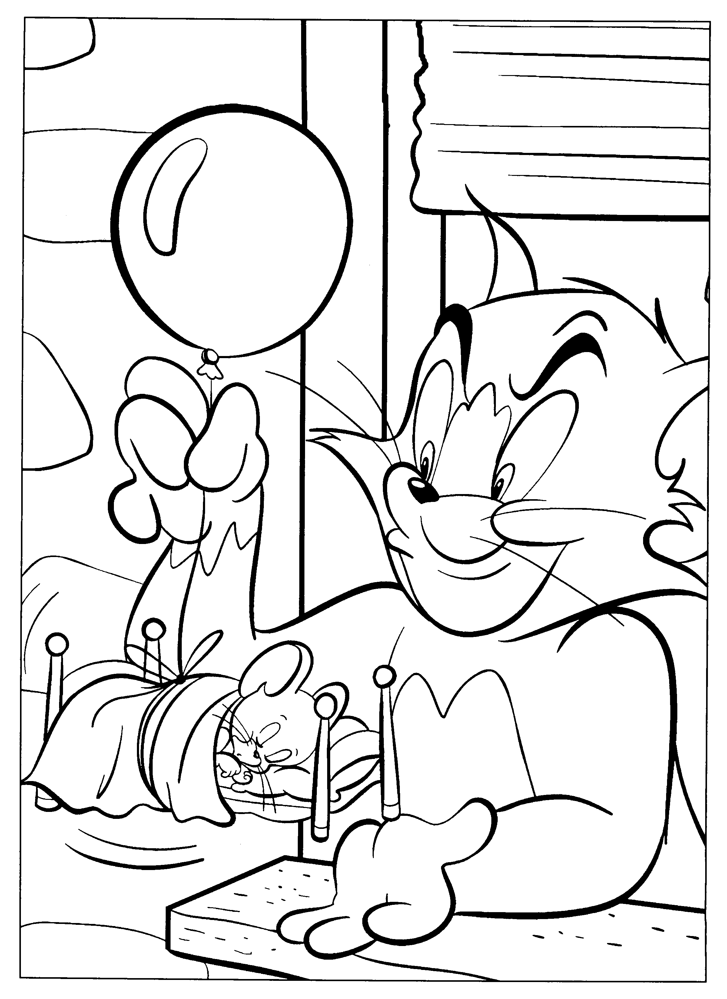 tom and jerry coloring pages 4