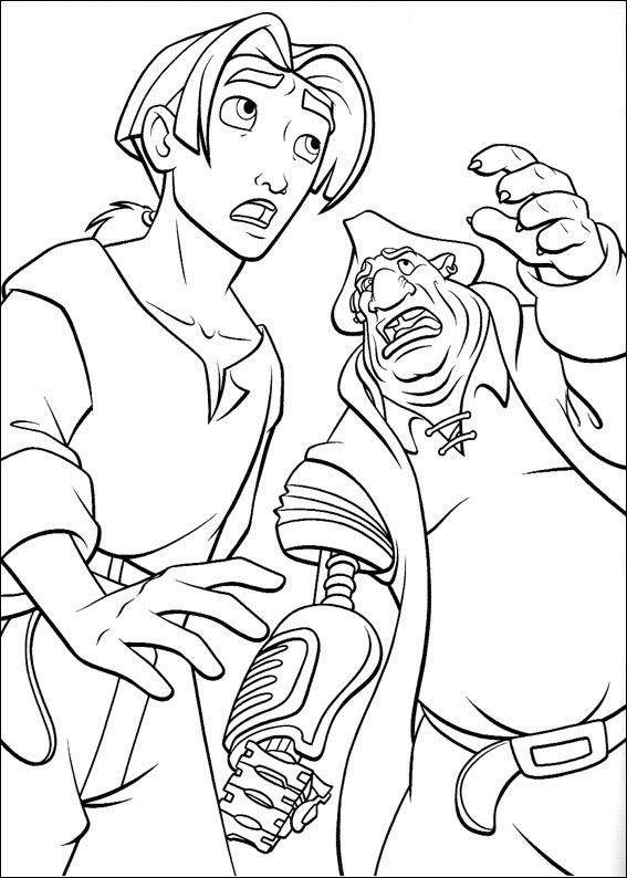 Treasure planet coloring pages