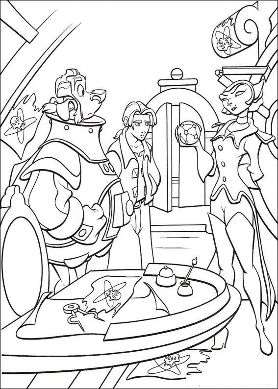 Treasure planet coloring pages