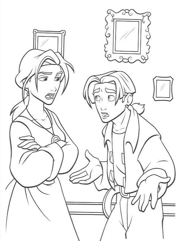 Treasure planet coloring pages