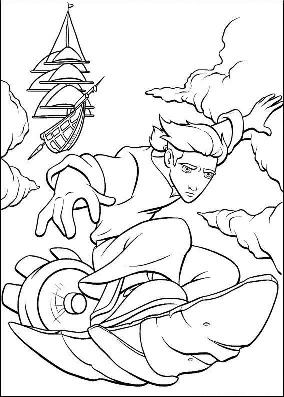 Treasure planet coloring pages