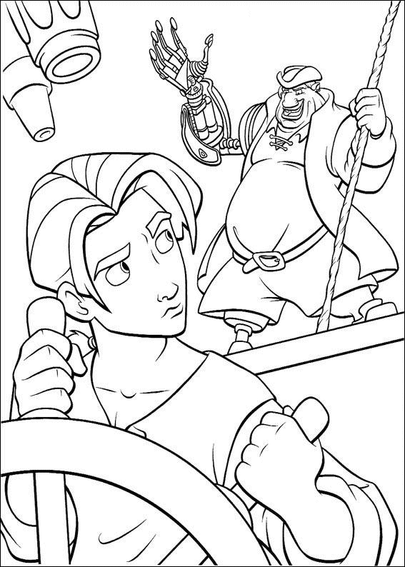 Treasure planet coloring pages